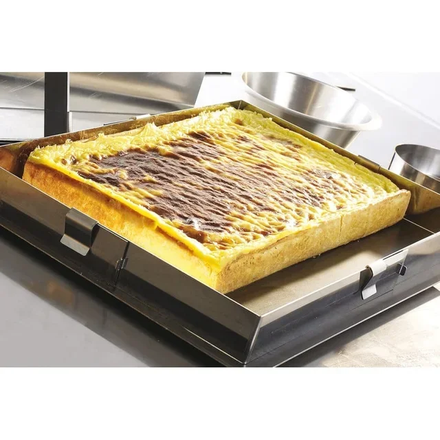 Cornice per Torte Regolabile 30-56 cm - Estensibile Rettangolare