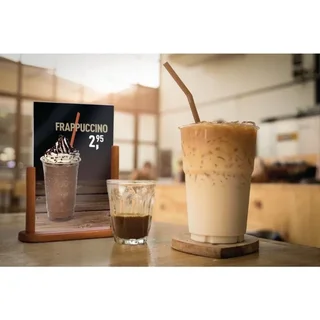 Cornice Foto A5 in Legno di Teak Naturale