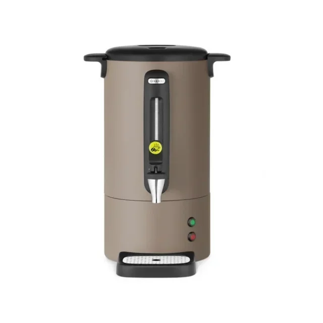 UNIQ 14 Liter Coffee Percolator - Taupe Finish | Large Professional Capacity