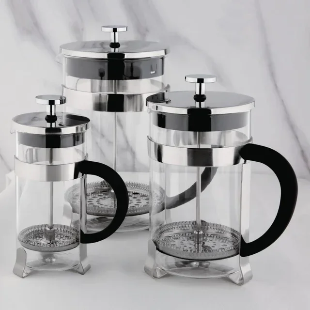 French Press Coffee Maker Stainless Steel 12 Cups 1.5 L