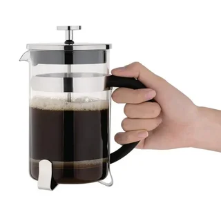 Edelstahl French Press 6 Tassen 800ml - Kaffeebereiter Stempelkanne