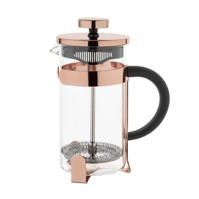 Moderne kupferfarbene Edelstahl-Kaffeepresse 3 Tassen