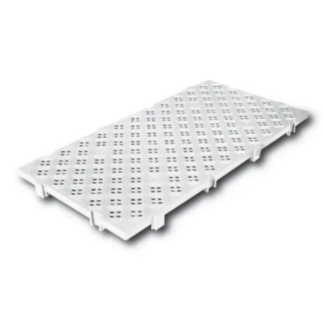 Pedana Doccia 100x50 cm ad Incastro - Antiscivolo Bianco