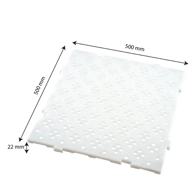 Drainage Mat 50x50cm Thickness 22mm - White