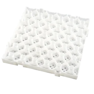Drainage Mat 50x50 cm - Height 50 mm - White