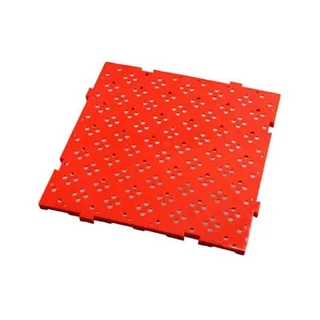HACCP Drainage Mat 50x50 cm - Thickness 22 mm - Red Color