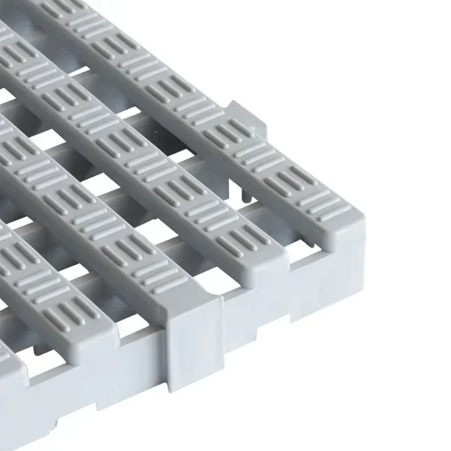 Hygienic Floor Grating HACCP 50x50 cm - Thickness 50 mm - Grey Color