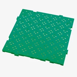 HACCP Floor Mat 50x50 cm - Thickness 22 mm - Food Grade Green