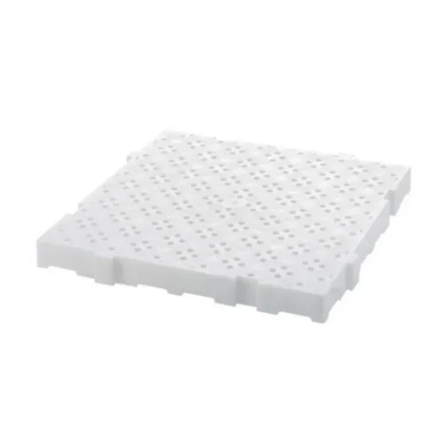 White Drainage Mat 50x50 cm with Quick Clips