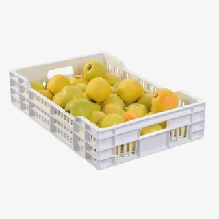 Caixa perfurada 600x400 mm - Capacidade 25L - Cor branca