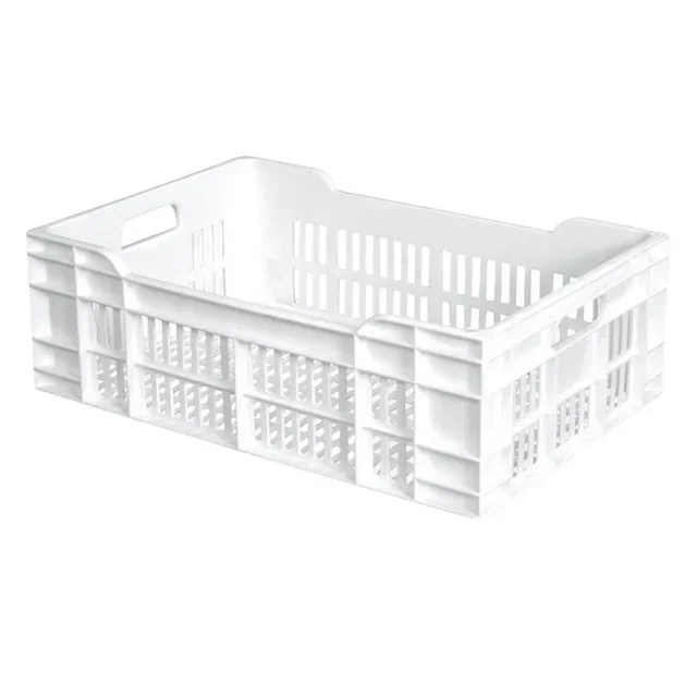 Cassa forata 600x400 mm 40 litri bianca