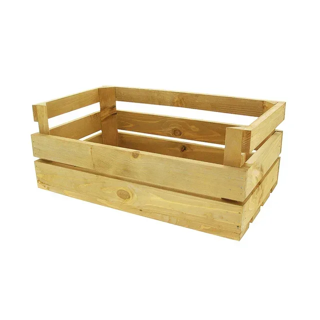 Raw Wooden Crate - 50 x 30 cm