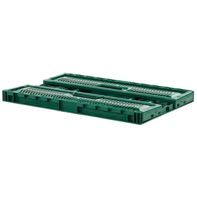 Foldable Stackable Crate 600x400 36L Green