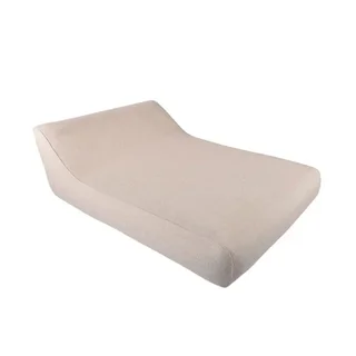 Inflatable Lounge Chair 2-Seater Vivero - High Backrest - Sand Color