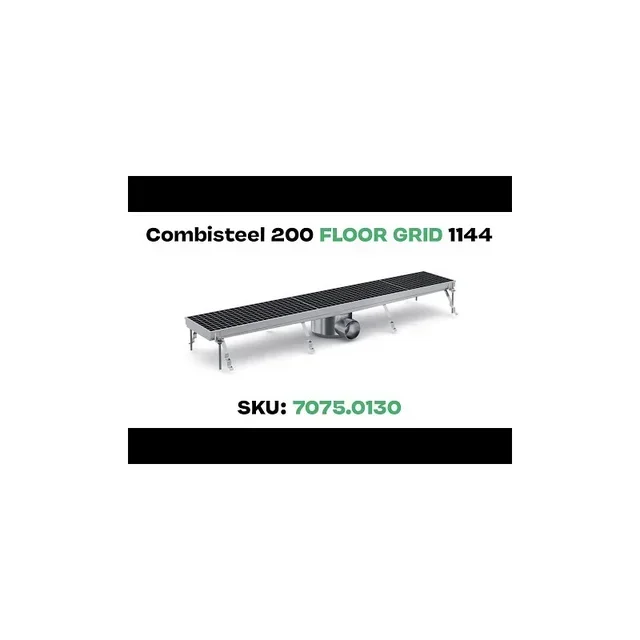 Bodenablauf für den Außenbereich 1144x200 mm - Effiziente Entwässerung für Terrasse und Garten