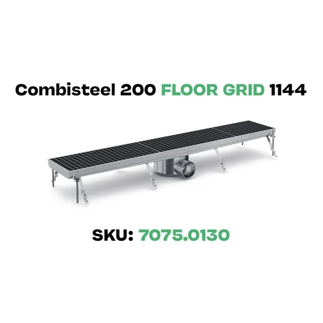 Bodenablauf für den Außenbereich 1144x200 mm - Effiziente Entwässerung für Terrasse und Garten