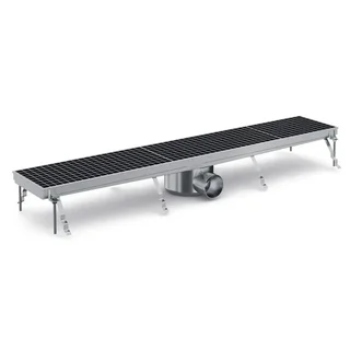 Bodenablauf für den Außenbereich 1144x200 mm - Effiziente Entwässerung für Terrasse und Garten