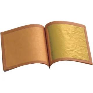 Carnet Feuilles d'Or 25 pièces - Format 80 x 80 mm