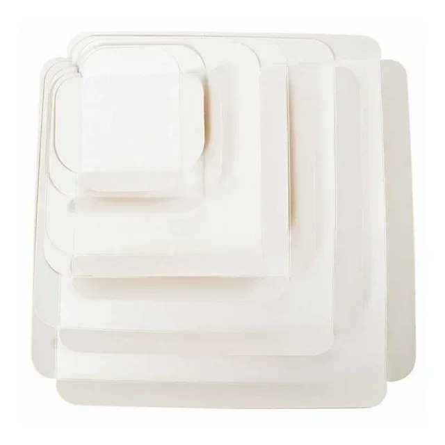 Quadrados de Cartão Kraft Canelado - 13 x 13 cm - Pack de 250 unidades