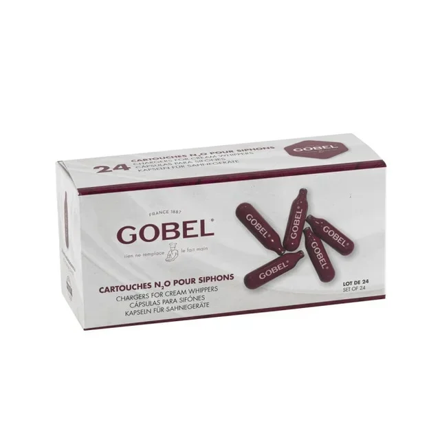 Gas-Nachfüllungen für Wassersiphon - 24 Kartuschen Pack