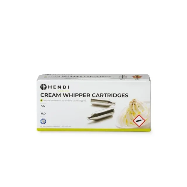Sahnekapseln für Sahnespender - Packung mit 50 Stück
