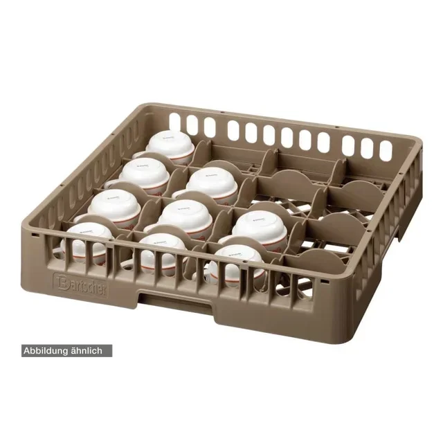 16-Compartment Washing Rack - Height 266 mm