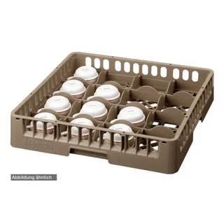 16 Compartment Washing Rack - 142 mm Height