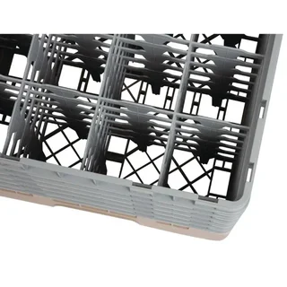 Estantería de Almacenamiento 16 Compartimentos para Vasos Camrack Beige 500x500 mm