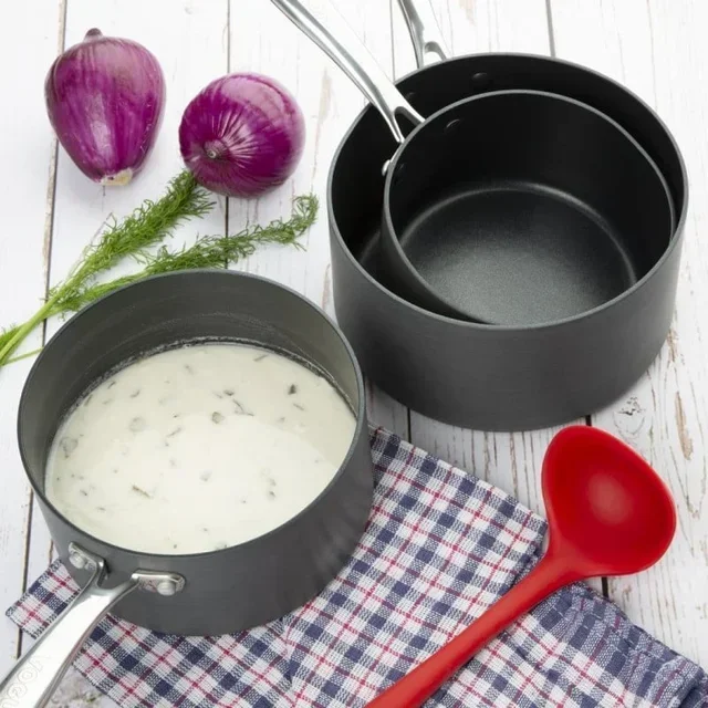 Aluminium-Antihaft-Kasserolle Ø 16 cm - Alle Herdarten inkl. Induktion