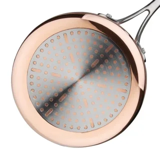 Caçarola de Cobre Tri-Ply Indução Ø 18 cm - 3 Camadas