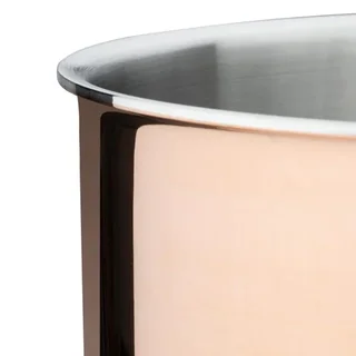 Copper Saucepan 3-Layer Induction Ø200 x H100 mm