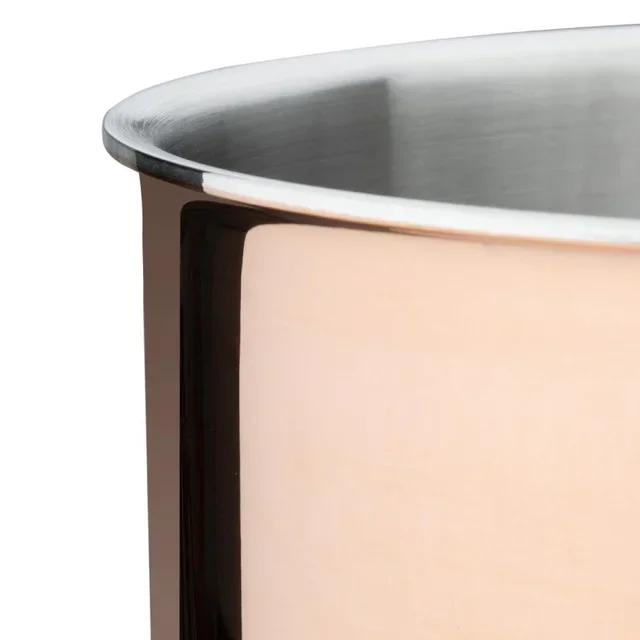 Copper Saucepan 3-Layer Induction Ø200 x H100 mm