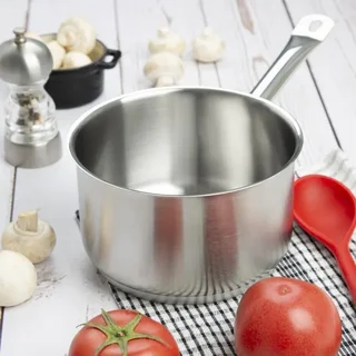 Professional Stainless Steel Saucepan - Ø 180 x 110 mm