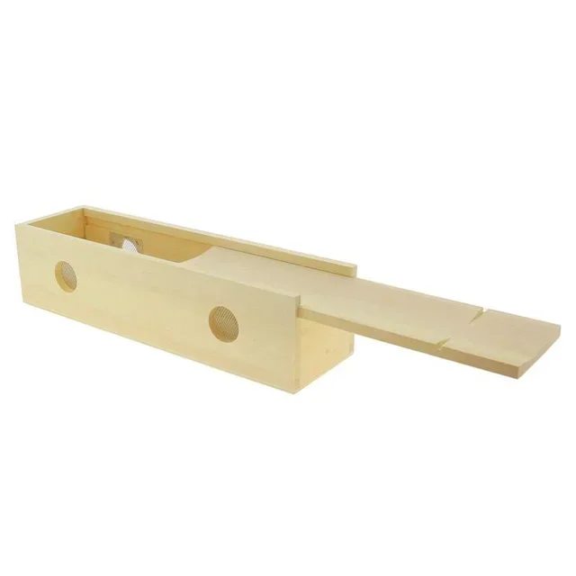 Poplar Wood Sausage Curing Box - 31 x 8.5 cm