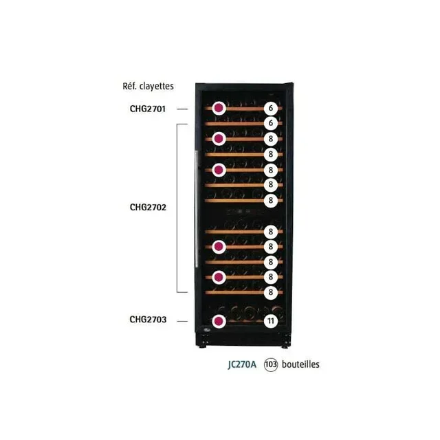 Wine Cooler 103 Bottles - Wine Storage Cabinet