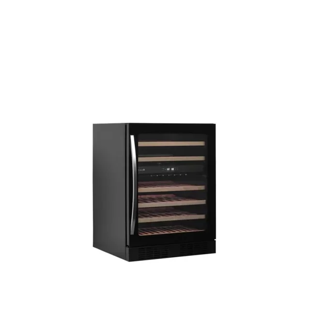 Single-Door Frameless Glass Wine Cellar - 46 Bottle Capacity