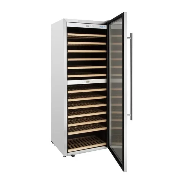 Cantinetta Vino a Doppia Zona 320 Litri - Acciaio Inox