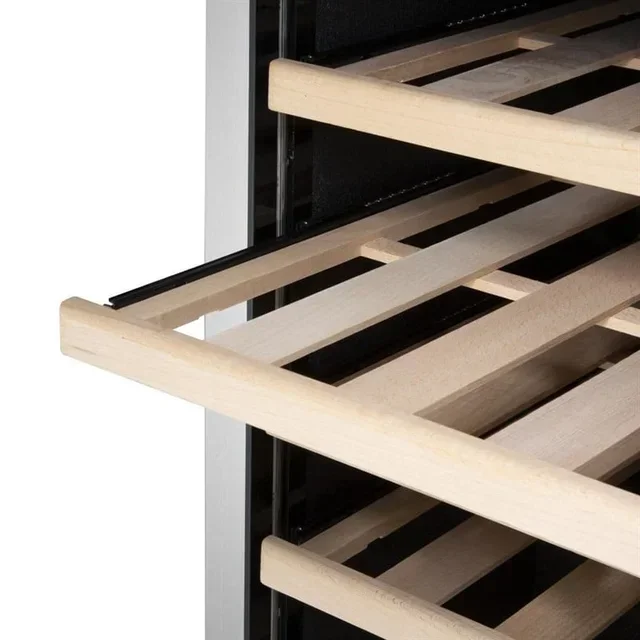 Adega de Vinho Dual Zone Aço Inoxidável 450L - Capacidade 172 Garrafas