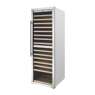 Adega de Vinho Dual Zone Aço Inoxidável 450L - Capacidade 172 Garrafas