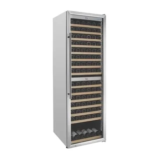 Adega de Vinho Dual Zone Aço Inoxidável 450L - Capacidade 172 Garrafas