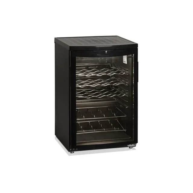 Integrated Black Wine Cooler 22 Bottles - Under Counter Built-in