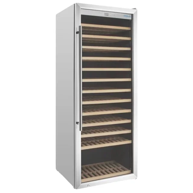 Stainless Steel Wine Cellar 118 Bottles - Professional Storage