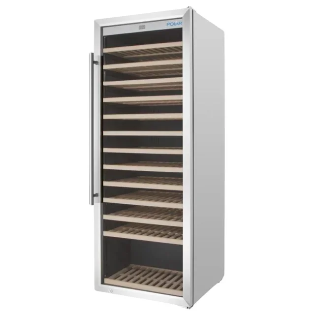 Stainless Steel Wine Cellar 118 Bottles - Professional Storage