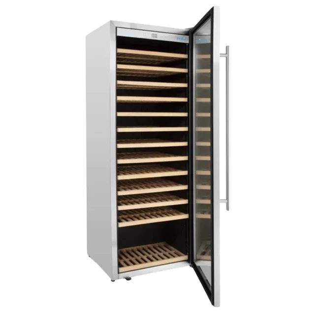 Stainless Steel Wine Cellar 118 Bottles - Professional Storage