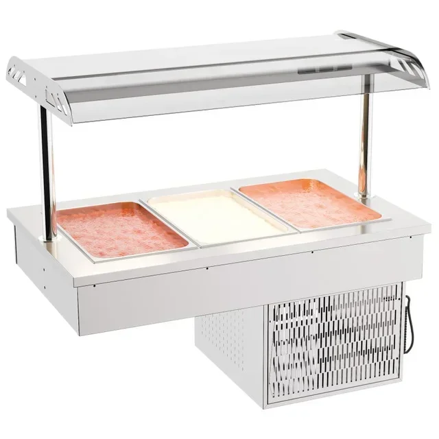 Drop-in Refrigerated Well 3x GN 1/1