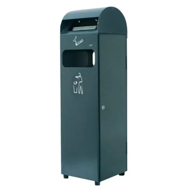 Mülleimer mit Integriertem Aschenbecher 29 Liter