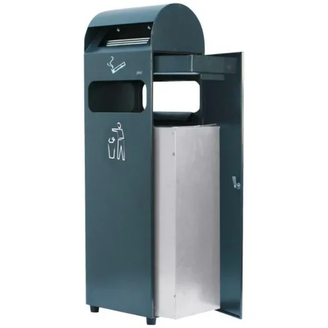 Mülleimer mit Integriertem Aschenbecher 29 Liter