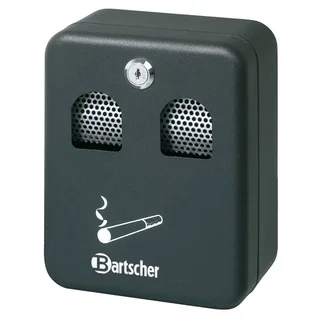 Wall-Mounted Ashtray Black 1 Litre Capacity