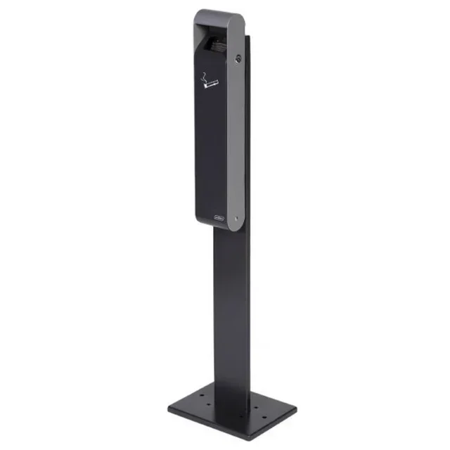 Schlanker Wandaschenbecher Anthrazitgrau 3 Liter