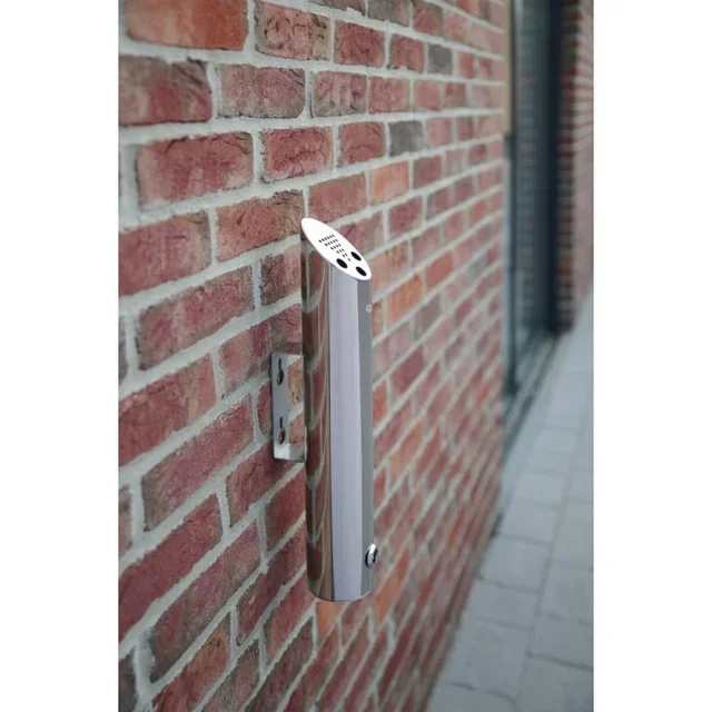 Wall-Mounted Ashtray Ø 75 mm - Wall Fixing